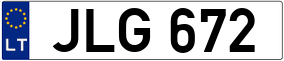 Truck License Plate